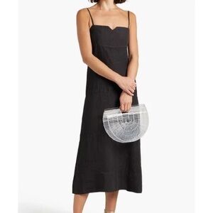 JOIE Corta Dress in Black Linen